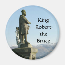 Scotland Stirling King Robert the Bruce Refrigerator Magnet