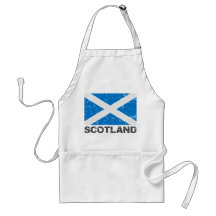Scotland Vintage Flag Apron