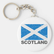 Scotland Vintage Flag Key Chains