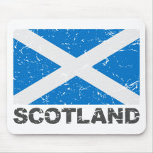 Scotland Vintage Flag Mouse Pads
