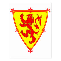 Scotland's Lion Rampant Post Cards