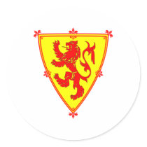 Scotland's Lion Rampant Stickers