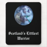 Scotland's Littlest Warrior mousepads