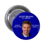 Scott Brown Anti Obama Political Button