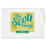Scott Family Reunion 2011 Greeting Cards