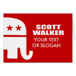 SCOTT WALKER FOR GOVERNOR cards