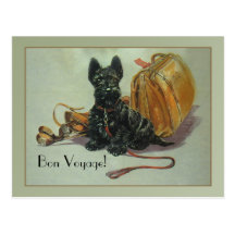Scottie Bon Voyage Postcard