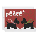 Scottie Christmas Photo Card invitations