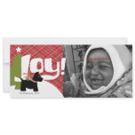 Scottie Christmas Photo Card invitations