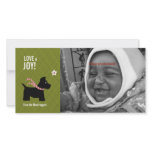 Scottie Christmas Photo Card photo cards