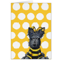 Scottie Dog Bee Cards