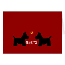 Scottie Dog Thanks Cards
