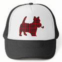 Scottie Scots Terrier Tartan Dog hats