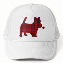 Scottie Scots Terrier Tartan Dog hats