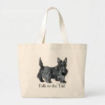 Scottie Talk to the Tail Tote Bag