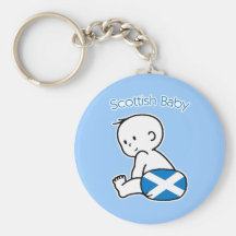 Scottish Baby Key Chain