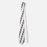 Scottish bagpiper playing bagpipes necktie