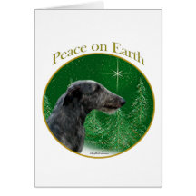 Scottish Deerhound Peace Greeting Cards
