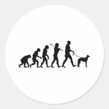 Scottish Deerhound Round Stickers