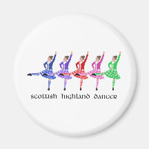 Scottish Highland Dance Line Magnet