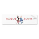 Scottish Highland Dance Reel bumper stickers