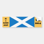 Scottish Independence Yes 2014 Bumper Sticker
