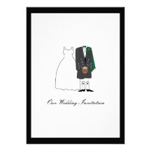 Scottish Kilt Wedding Invitation