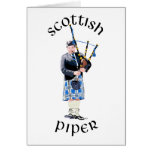 Scottish Piper - Blue Cards