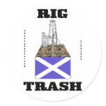 Scottish Rig Trash,Sticker,North Sea Oil,Gas,Rig