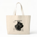 Scottish Terrier (black) History Design bags