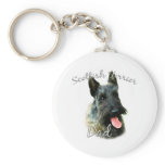 Scottish Terrier (brindle) Dad 2 keychains