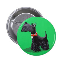 Scottish Terrier Button
