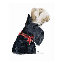 Scottish Terrier Chef Postcards