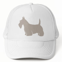 Scottish Terrier Classic Silhouette Hats