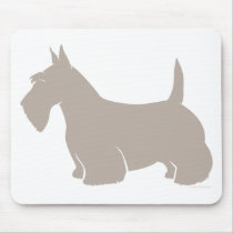 Scottish Terrier Classic Silhouette Mousepad