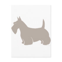 Scottish Terrier Classic Silhouette Post Card