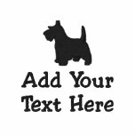 Scottish Terrier Dog Custom Personalised embroidered shirts