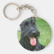 Scottish Terrier Dog Keychain