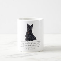 Scottish Terrier Keepsake - MALE Dog Coffee Mug