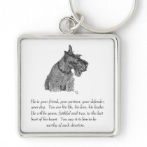 Scottish Terrier Keepsake - MALE Key Chain