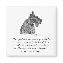 Scottish Terrier Keepsake - MALE Magnet