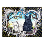 Scottish Terrier  Landscape Post Cards
