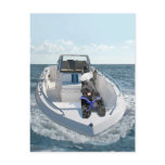 Scottish Terrier on the Boat Postcards