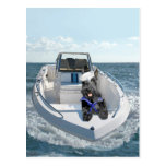 Scottish Terrier on the Boat Postcards