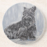 Scottish Terrier Rescue Drink Coasters