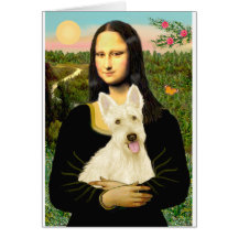 Scottish Terrier (W5) - MonaLisa Greeting Cards