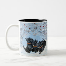 Scottish Terriers in the snow! Coffee Mug