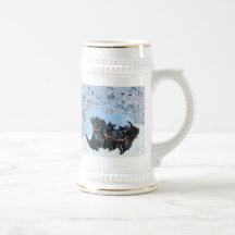 Scottish Terriers in the snow! Mug