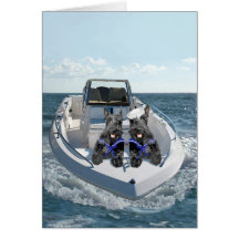 Scottish Terriers on the Boat Greeting Cards