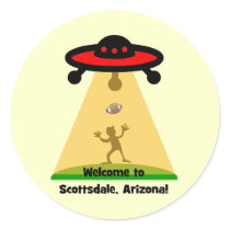 Scottsdale UFOs Round Stickers